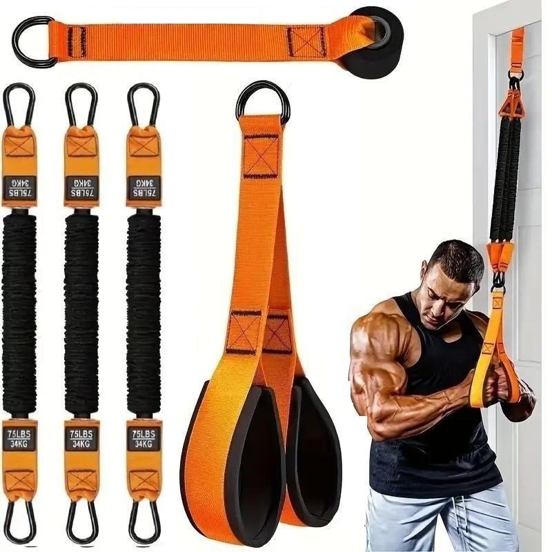 Resistance Bands with Handles & Door Anchors – For Home Gym, Arms, Back, Shoulders, and Abs Sculpting 询问 ChatGPT