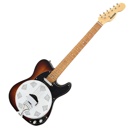 6-String Resonator Electric Guitar, Sunburst Finish