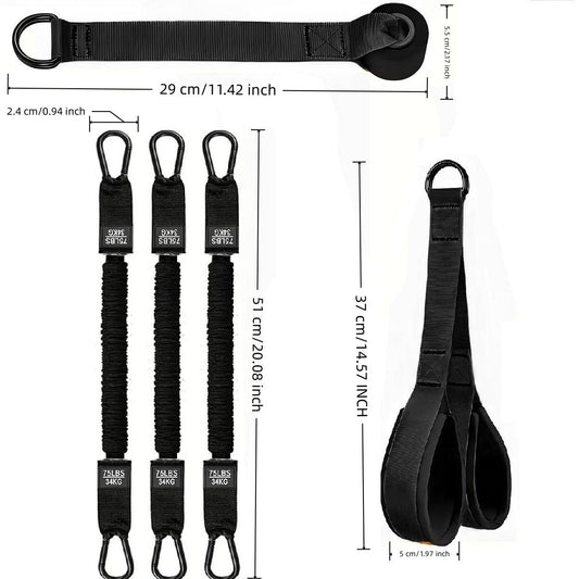 Resistance Bands with Handles & Door Anchors – For Home Gym, Arms, Back, Shoulders, and Abs Sculpting         询问 ChatGPT