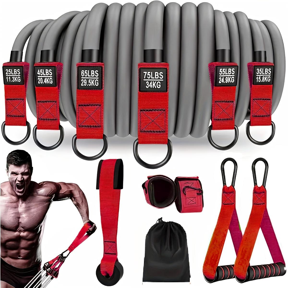 Adjustable Resistance Bands with Handles – Heavy Duty Fitness Bands for Strength Training & Muscle Building 询问 ChatGPT