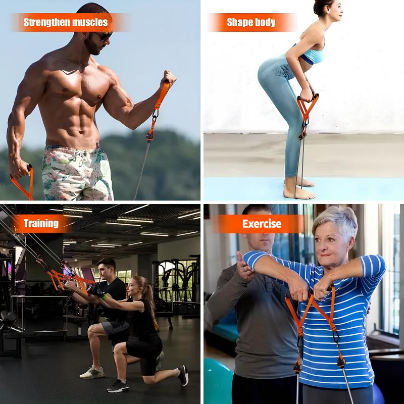 Adjustable Resistance Bands with Handles – Heavy Duty Fitness Bands for Strength Training & Muscle Building 询问 ChatGPT