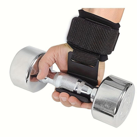 1 Pair Weightlifting Hooks for Deadlifts & Powerlifting