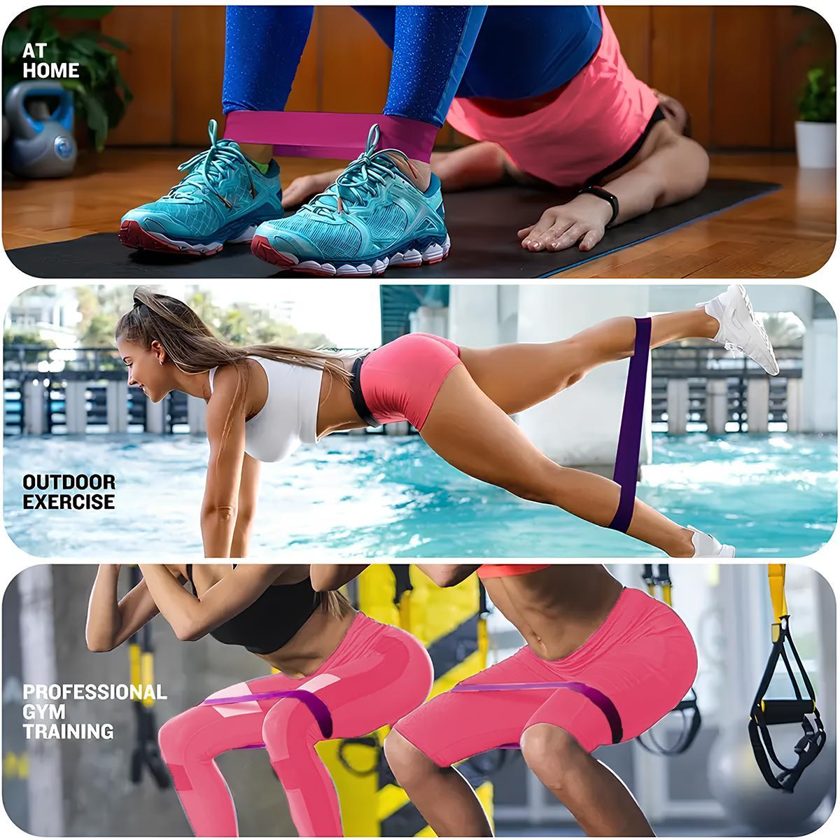 5 Pcs Resistance Bands – Hip Circle Bands for Glute Activation and Strength Training