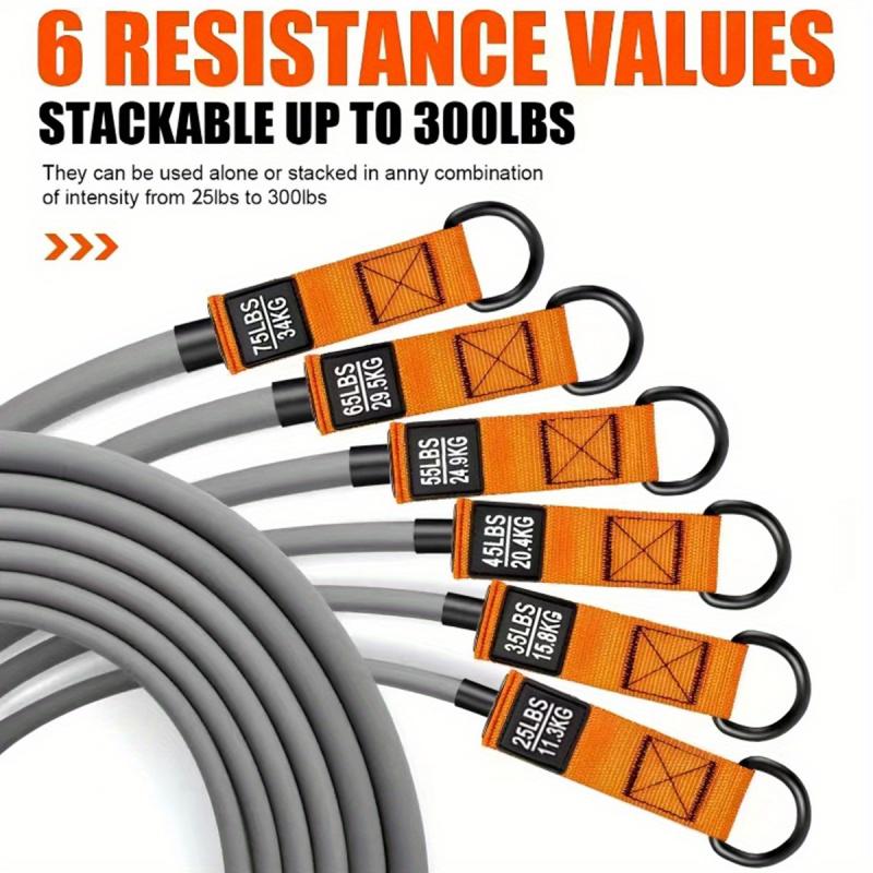 Adjustable Resistance Bands with Handles – Heavy Duty Fitness Bands for Strength Training & Muscle Building 询问 ChatGPT