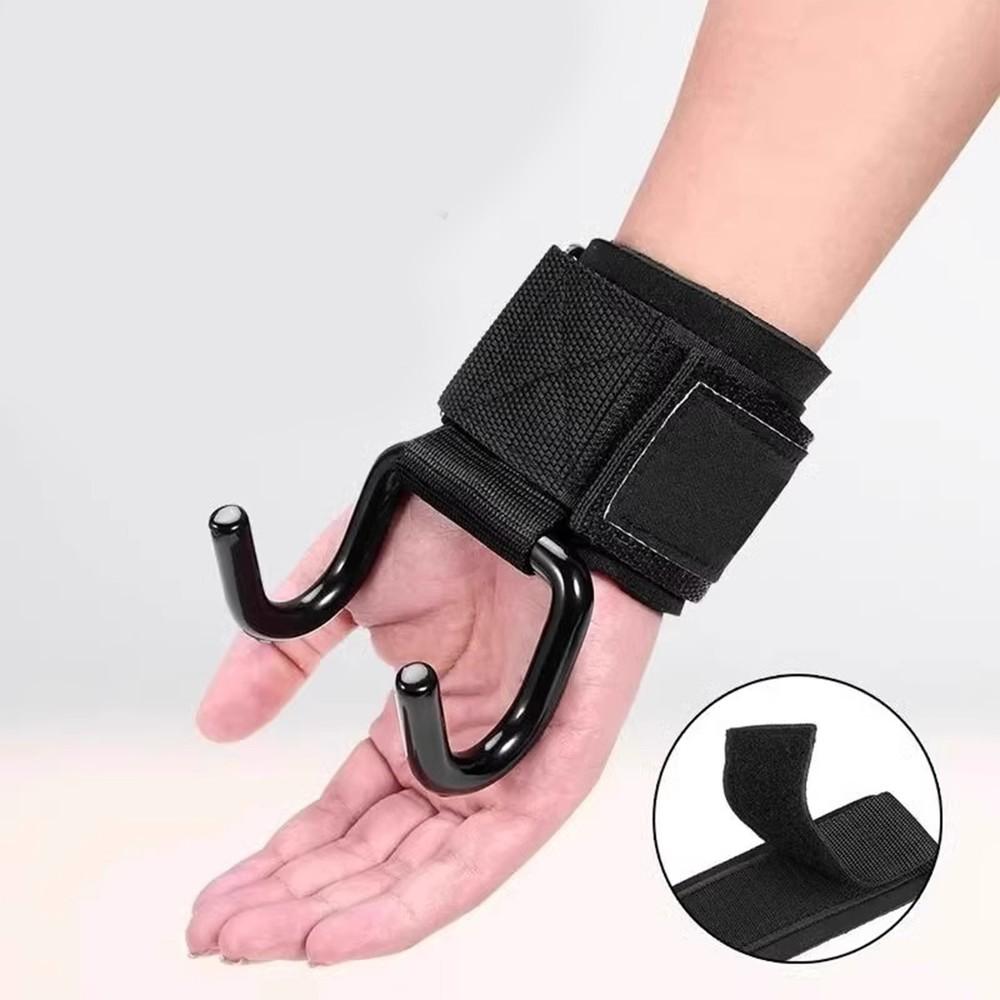 1 Pair Weightlifting Hooks for Deadlifts & Powerlifting – Durable & Lightweight Design