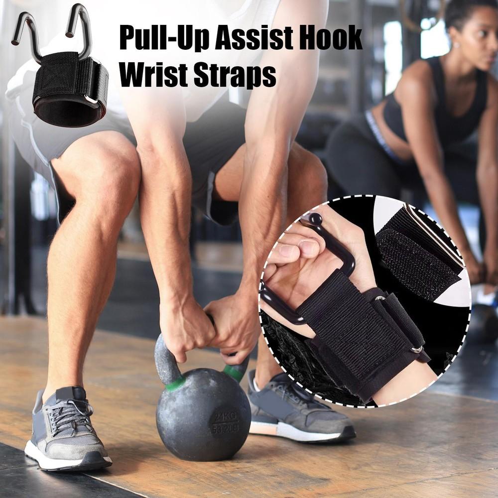 1 Pair Weightlifting Hooks for Deadlifts & Powerlifting – Durable & Lightweight Design