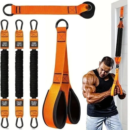 Resistance Bands with Handles & Door Anchors – For Home Gym, Arms, Back, Shoulders, and Abs Sculpting         询问 ChatGPT