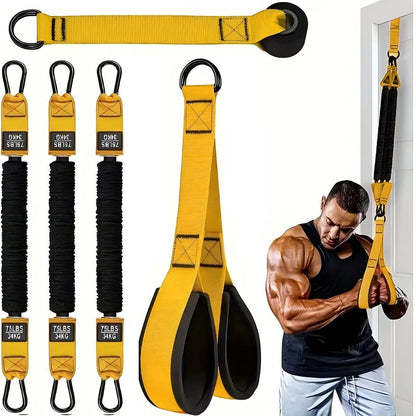Resistance Bands with Handles & Door Anchors – For Home Gym, Arms, Back, Shoulders, and Abs Sculpting         询问 ChatGPT