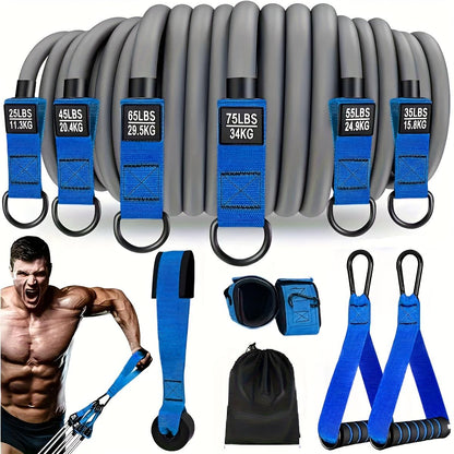 Adjustable Resistance Bands with Handles – Heavy Duty Fitness Bands for Strength Training & Muscle Building         询问 ChatGPT