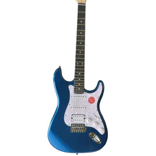 6-String ST-Style Electric Guitar – Classic Metallic Finish with Shell Pickguard (Ideal for Beginners & Daily Practice)
