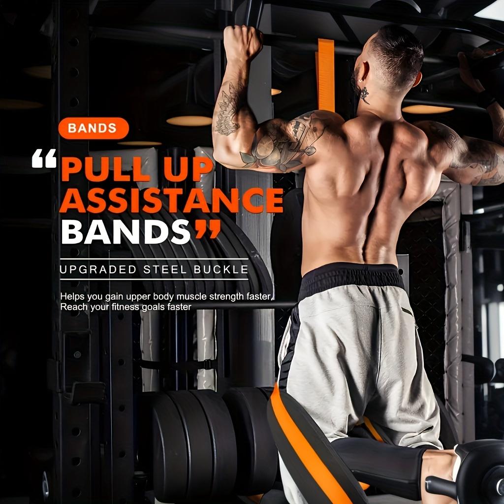 5 Pcs Pull-Up Assist Bands – Adjustable Resistance with Knee & Foot Support