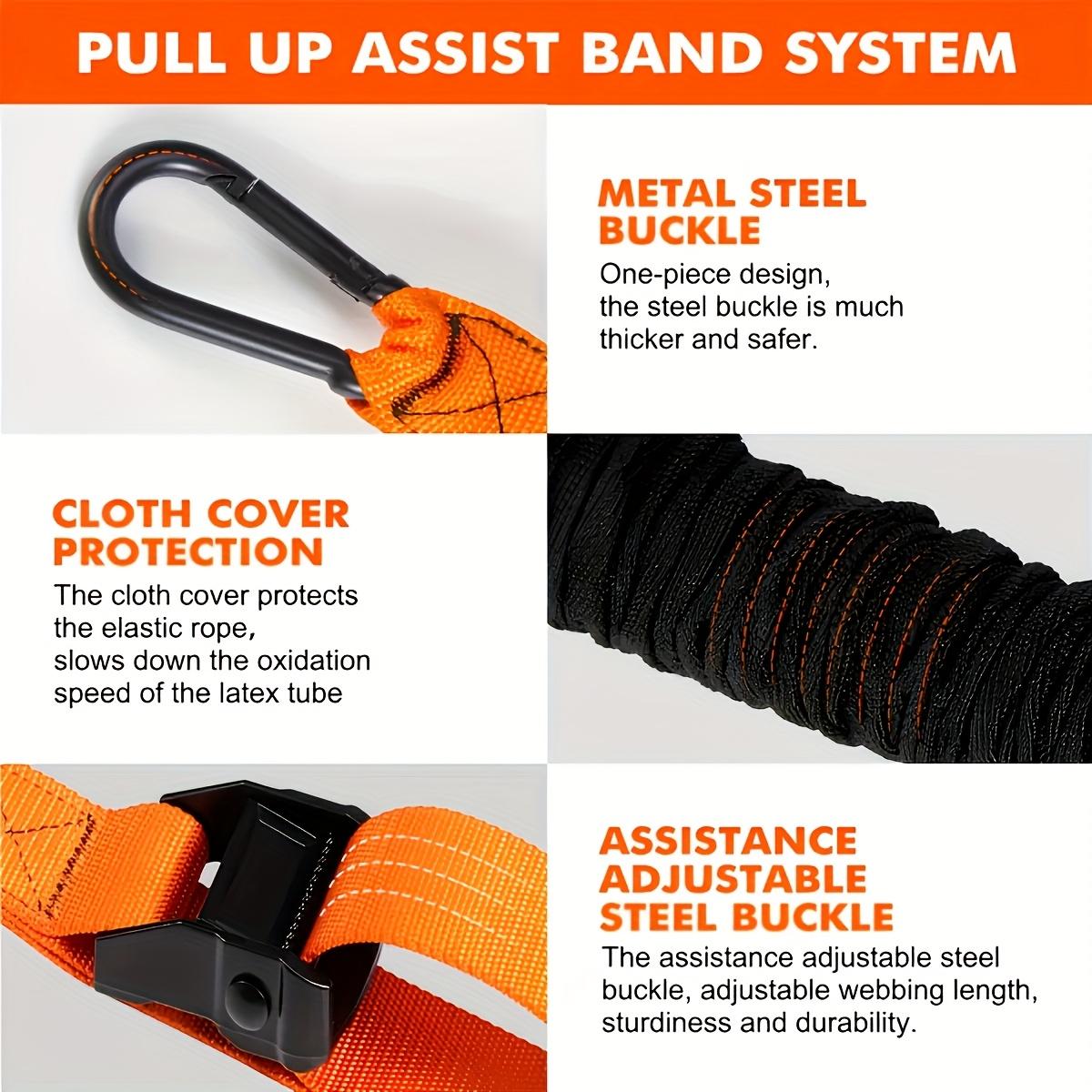 5 Pcs Pull-Up Assist Bands – Adjustable Resistance with Knee & Foot Support