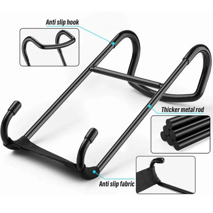 2 Pcs Dumbbell Spotter Hooks – Metal Attachment for Bench Press & Barbell, Dumbbell Rack Hanger