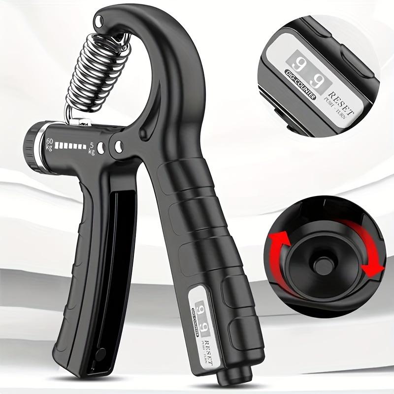 Adjustable Resistance Grip Strengthener with Counter – 11-220 Lbs (5-100 Kg) for Forearm Training         询问 ChatGPT