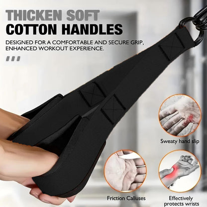 Resistance Bands with Handles & Door Anchors – For Home Gym, Arms, Back, Shoulders, and Abs Sculpting         询问 ChatGPT