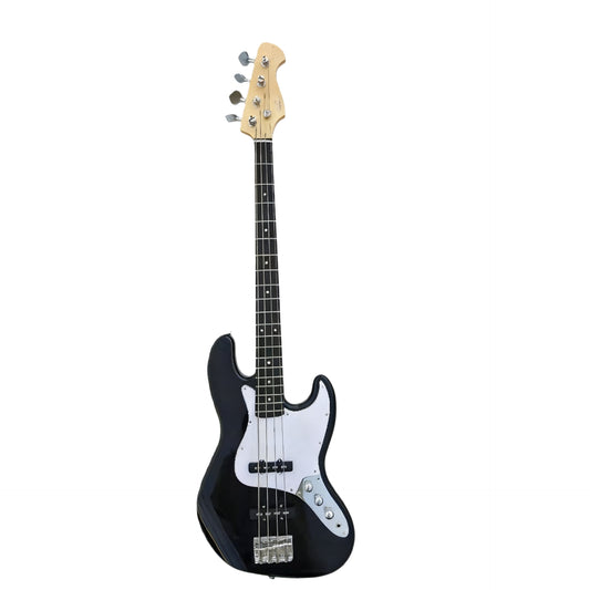 4-String Jazz Electric Bass Guitar, Solid Poplar Body, Rosewood Fingerboard, 20 Frets