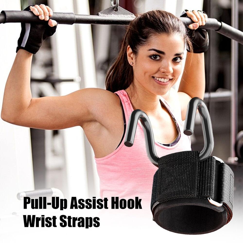 1 Pair Weightlifting Hooks for Deadlifts & Powerlifting – Durable & Lightweight Design