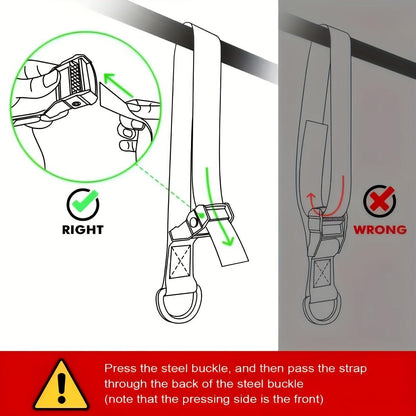 5 Pcs Pull-Up Assist Bands – Adjustable Resistance with Knee & Foot Support