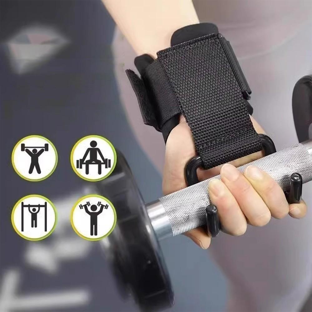 1 Pair Weightlifting Hooks for Deadlifts & Powerlifting – Durable & Lightweight Design